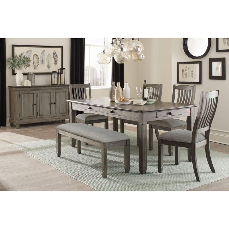 Homelegance Granby 5627GY-72 Dining Table IMAGE 6