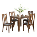 Homelegance Weston 5746 5 pc Dinette Set - Brown IMAGE 1