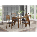 Homelegance Weston 5746 5 pc Dinette Set - Brown IMAGE 2