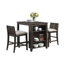 Homelegance Daye 5773DC-32 3 pc Counter Height Dinette Set - Dark Cherry IMAGE 1
