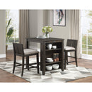 Homelegance Daye 5773DC-32 3 pc Counter Height Dinette Set - Dark Cherry IMAGE 2