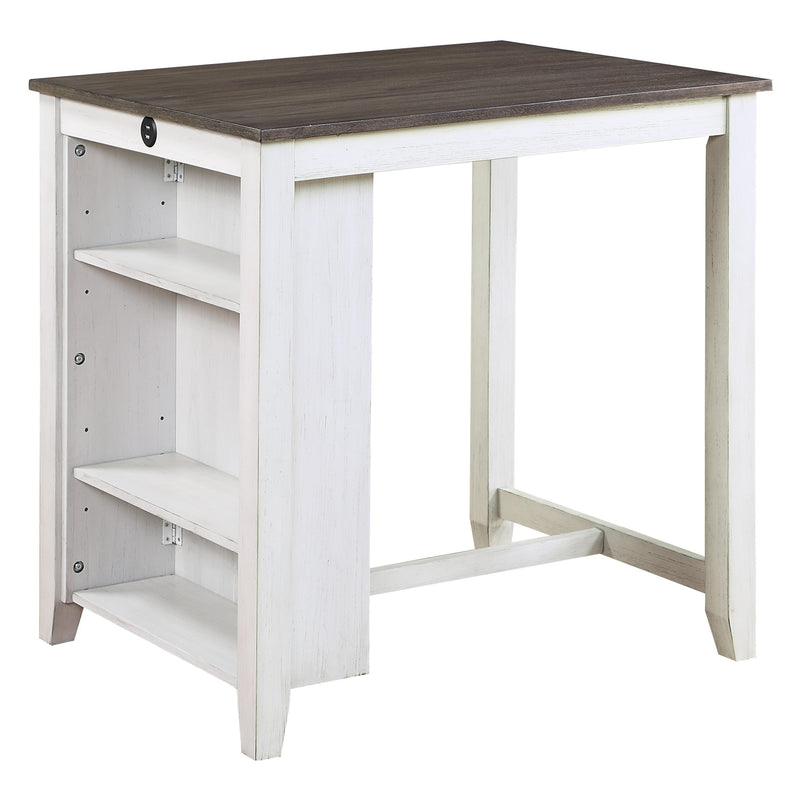 Homelegance Daye 5773WH-32 3 pc Counter Height Dinette Set - Grey/White IMAGE 5