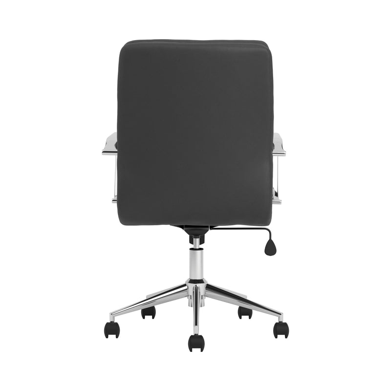 Coaster Furniture Ximena 801765 Upholstered Adjustable Mid Back Office Chair - Black IMAGE 4
