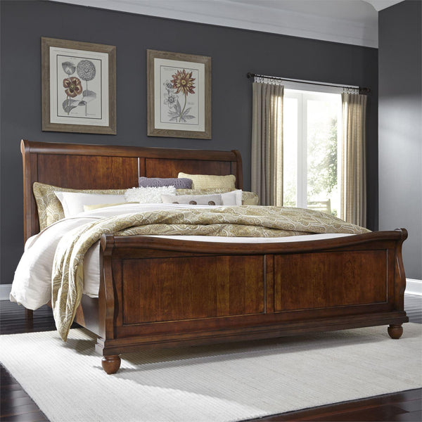  Liberty Furniture Industries Inc. Rustic Traditions 589-BR-KCS California King Sleigh Bed IMAGE 1