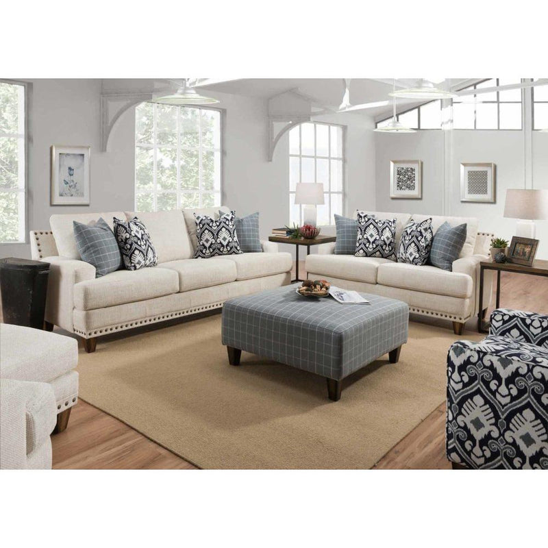 Franklin Brynwood Stationary Fabric Loveseat 86420 3932-29 IMAGE 2