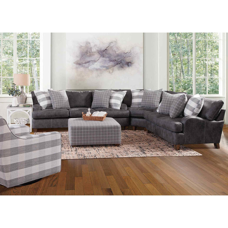 Franklin Darby Fabric Ottoman 78318-3906-05 IMAGE 2