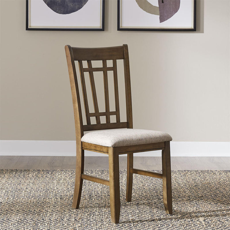  Liberty Furniture Industries Inc. Santa Rosa 227-C9201S Lattice Back Side Chair IMAGE 7