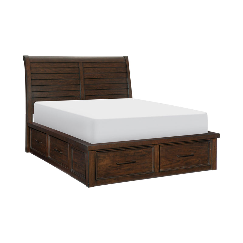 Homelegance Logandale 1559-1* Queen Platform Bed with Footboard Storage IMAGE 2