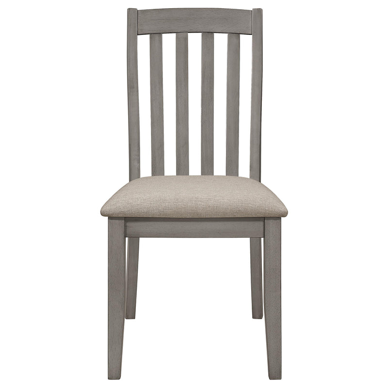 Coaster Furniture Nogales 109812 Wood Dining Side Chair - Coastal Grey IMAGE 2