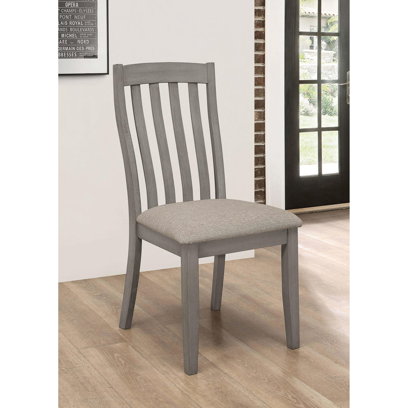 Coaster Furniture Nogales 109812 Wood Dining Side Chair - Coastal Grey IMAGE 5