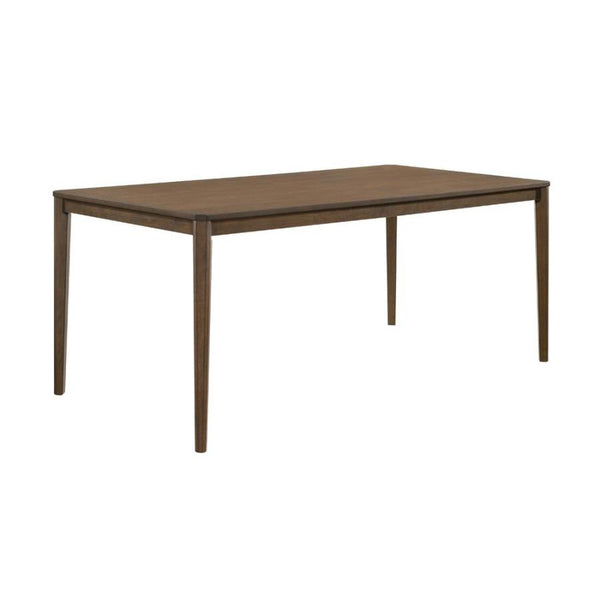 Coaster Furniture Wethersfield 109841 Rectangular 71-inch Wood Dining Table - Walnut IMAGE 1
