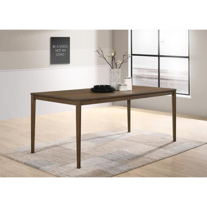 Coaster Furniture Wethersfield 109841 Rectangular 71-inch Wood Dining Table - Walnut IMAGE 6