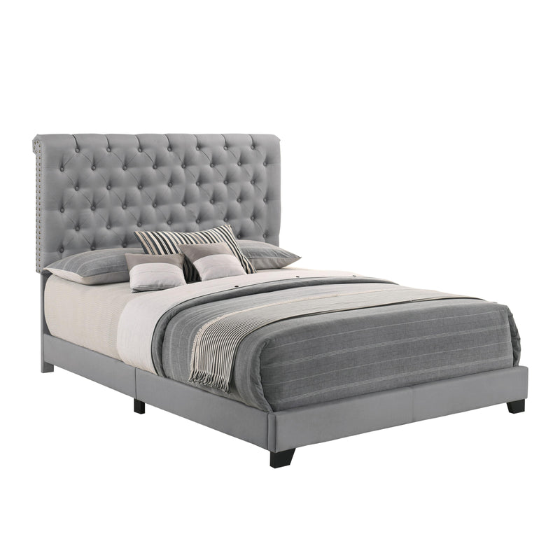 Homelegance King Upholstered Bed SH278KGRY-1 IMAGE 2