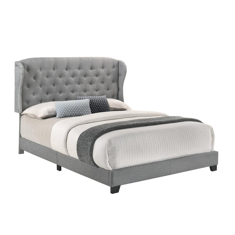 Homelegance Queen Upholstered Bed SH279GRY-1 IMAGE 2