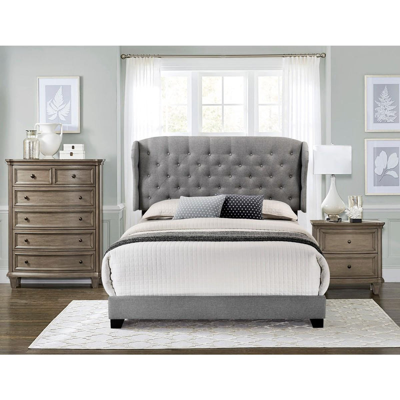 Homelegance Queen Upholstered Bed SH279GRY-1 IMAGE 3