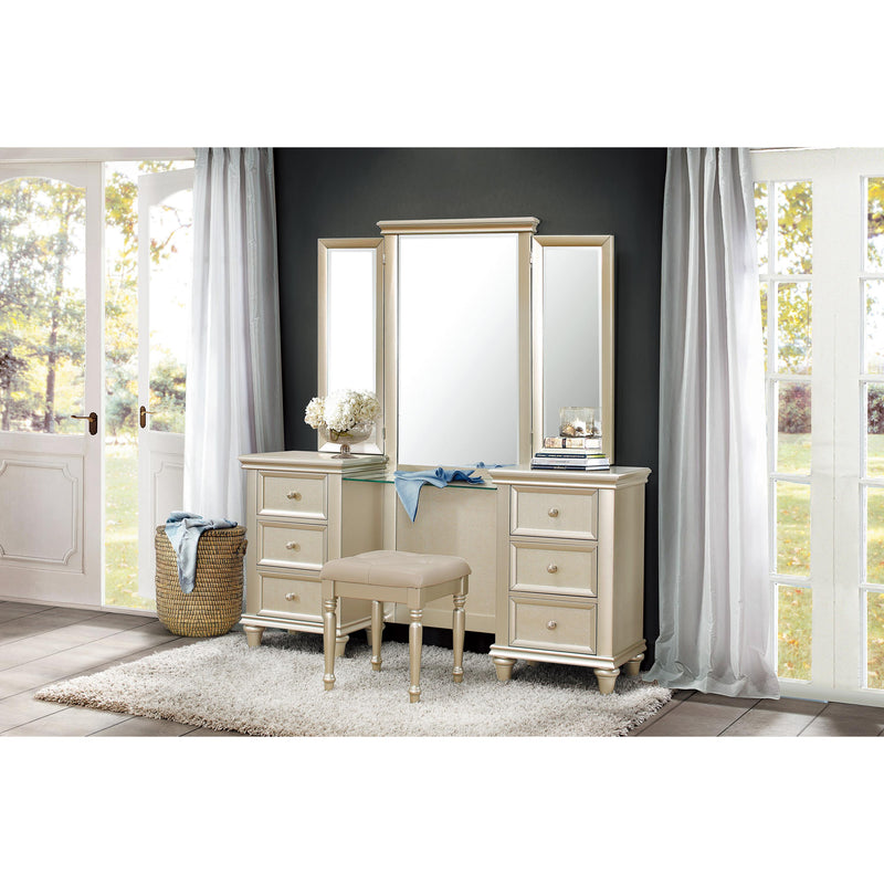 Homelegance Celandine 1928-15* Vanity Dresser with Mirror IMAGE 3