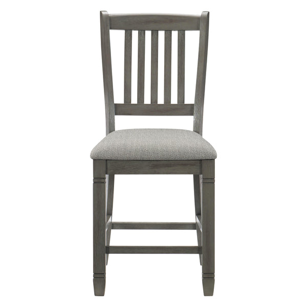 Homelegance Granby 5627GY-24 Counter Height Chair - Grey IMAGE 1
