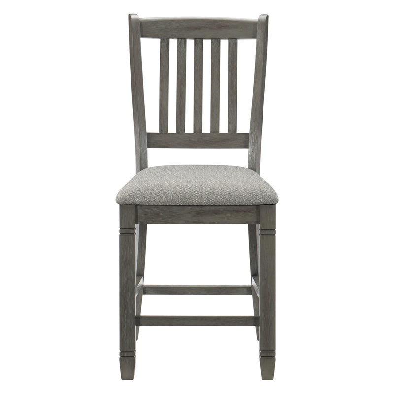 Homelegance Granby 5627GY-24 Counter Height Chair - Grey IMAGE 1