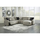 Signature Design by Ashley Colleyville 54405S14 5 pc Power Reclining Sectional with Chaise IMAGE 3