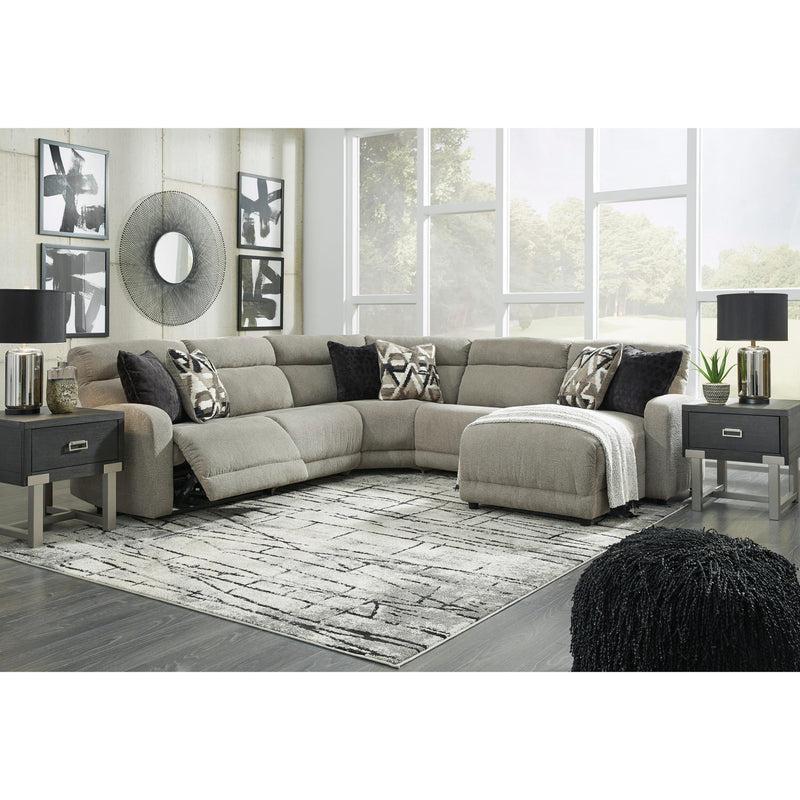 Signature Design by Ashley Colleyville 54405S14 5 pc Power Reclining Sectional with Chaise IMAGE 4