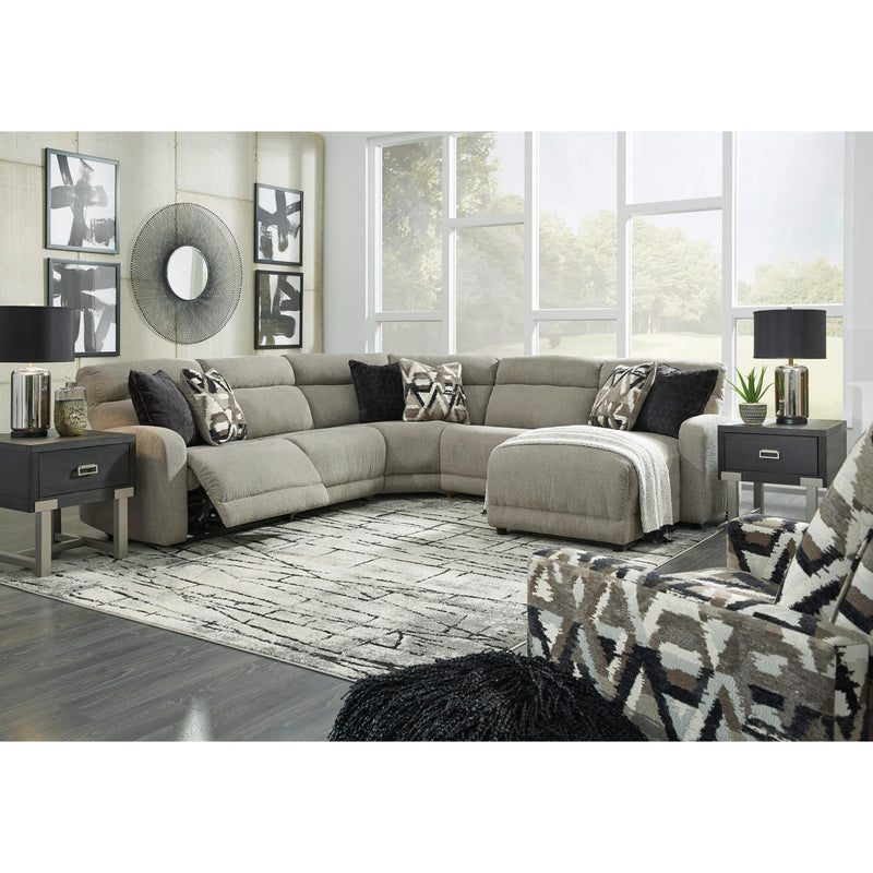 Signature Design by Ashley Colleyville 54405S14 5 pc Power Reclining Sectional with Chaise IMAGE 5