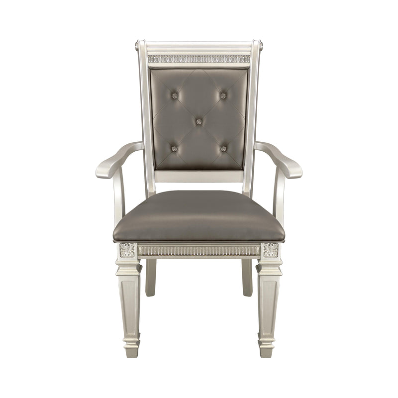 Homelegance Bevelle 1958A Arm Chair - Dark Grey IMAGE 1
