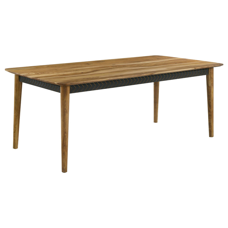 Coaster Furniture Partridge 110571 Rectangular 80-inch Dining Table - Natural Sheesham IMAGE 1