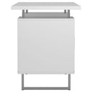  Coaster Furniture Lawtey 803521 60-inch 2-Drawer Computer Desk - White High Gloss IMAGE 10