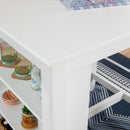 MAUI WHITE CTR HEIGHT SPACE SAVER TABLE 23LD1015CTSS