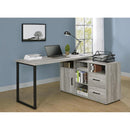  Coaster Furniture Hertford 804462 59-inch L-Shape Computer Desk - Grey Driftwood IMAGE 13