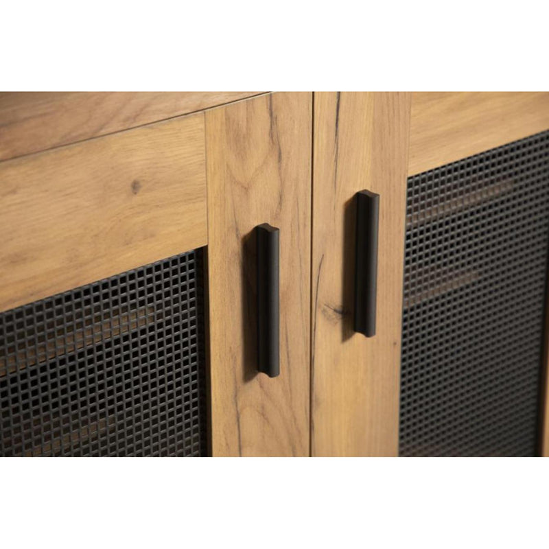 Coaster Furniture Bristol 951107 6-shelf Engineered Wood Shoe Cabinet - Golden Oak IMAGE 7