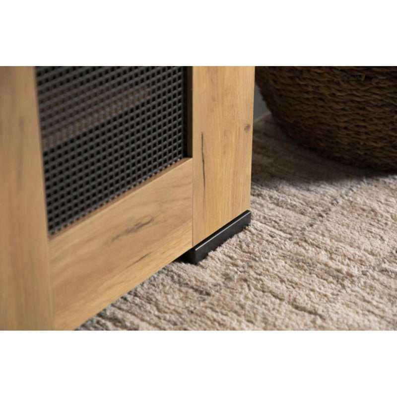 Coaster Furniture Bristol 951107 6-shelf Engineered Wood Shoe Cabinet - Golden Oak IMAGE 8