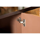 Coaster Furniture Zira 953497 4-door Wood Parquet Storage Accent Cabinet - Brown IMAGE 5