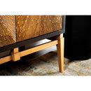 Coaster Furniture Zira 953497 4-door Wood Parquet Storage Accent Cabinet - Brown IMAGE 8