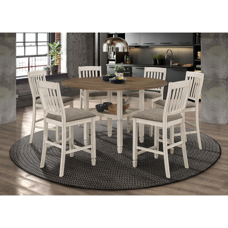 Coaster Furniture Sarasota 192819 Wood Counter Chair - Rustic Cream IMAGE 8