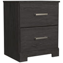 Signature Design by Ashley Belachime B2589-92 Two Drawer Night Stand IMAGE 2