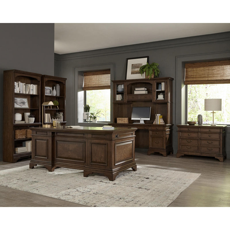 Coaster Furniture Hartshill 881283 66-inch 5-Drawer Credenza with Hutch - Burnished Oak IMAGE 9