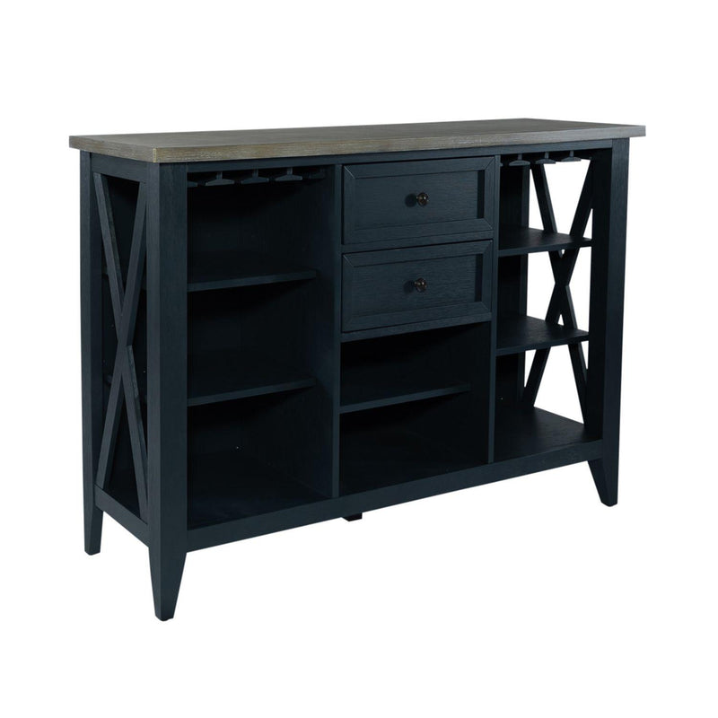  Liberty Furniture Industries Inc. Lakeshore 519NY-SR5640 Server - Navy IMAGE 2