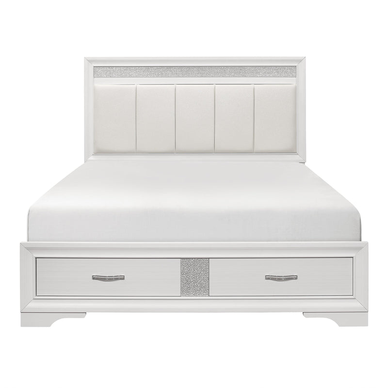 Homelegance Luster 1505W-1* Queen Platform Bed with Footboard Storage IMAGE 1