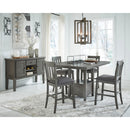 Signature Design by Ashley Hallanden D589-42 Rectangular Dining Room Counter Extension Table IMAGE 9