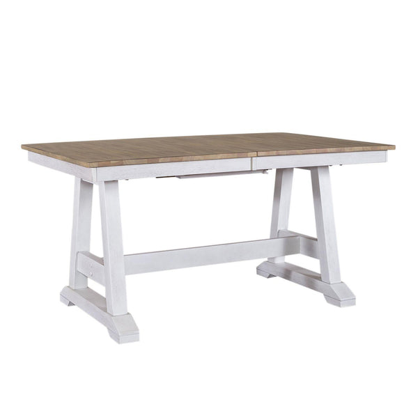  Liberty Furniture Industries Inc. Lindsey Farm 62WH-CD-TRS Trestle Table IMAGE 1