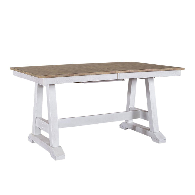  Liberty Furniture Industries Inc. Lindsey Farm 62WH-CD-TRS Trestle Table IMAGE 1