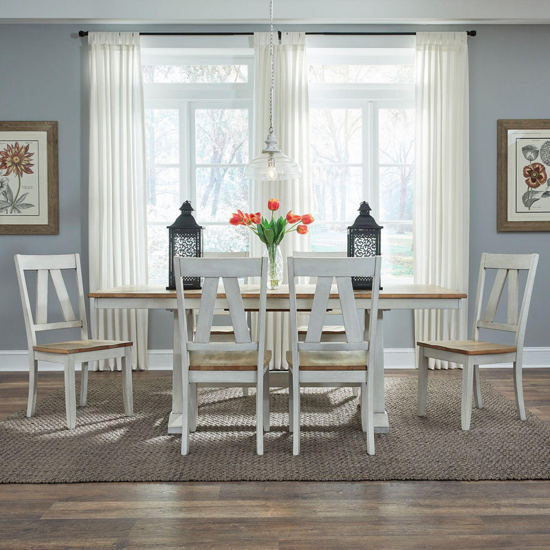  Liberty Furniture Industries Inc. Lindsey Farm 62WH-C2500S Splat Back Side Chair IMAGE 10