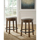 Signature Design by Ashley Valebeck D546-124 Upholstered Swivel Stool IMAGE 3