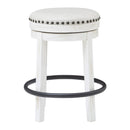 Signature Design by Ashley Valebeck D546-324 Upholstered Swivel Stool IMAGE 2