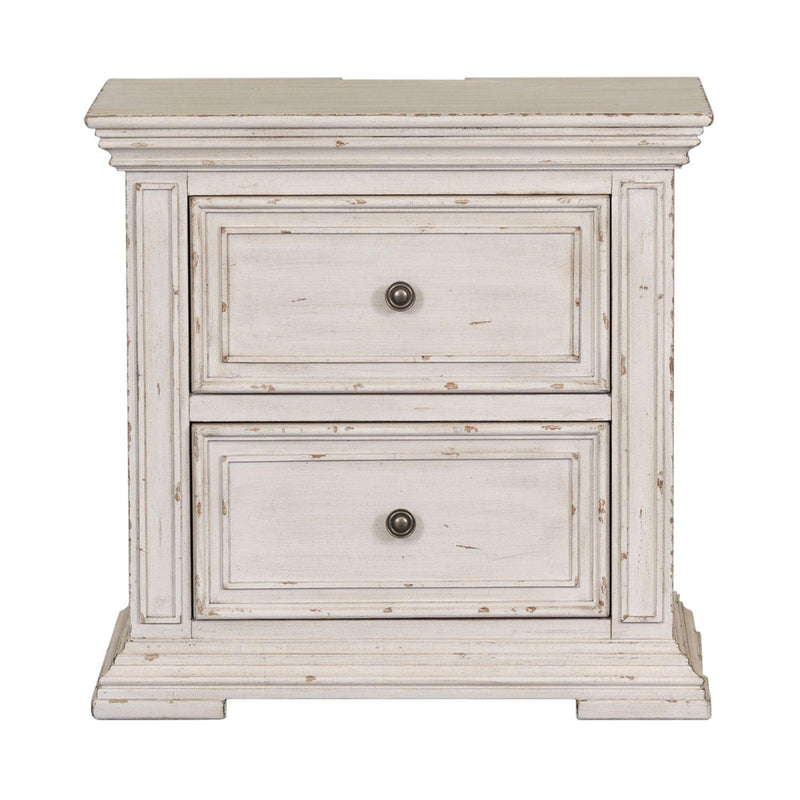  Liberty Furniture Industries Inc. Big Valley 361W-BR61 2-Drawer Nightstand w/ Charging Station IMAGE 1