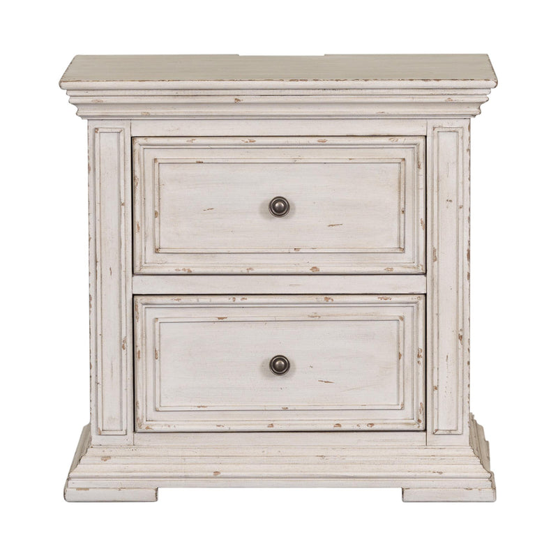  Liberty Furniture Industries Inc. Big Valley 361W-BR62 Bedside Chest w/ Charging Station IMAGE 1