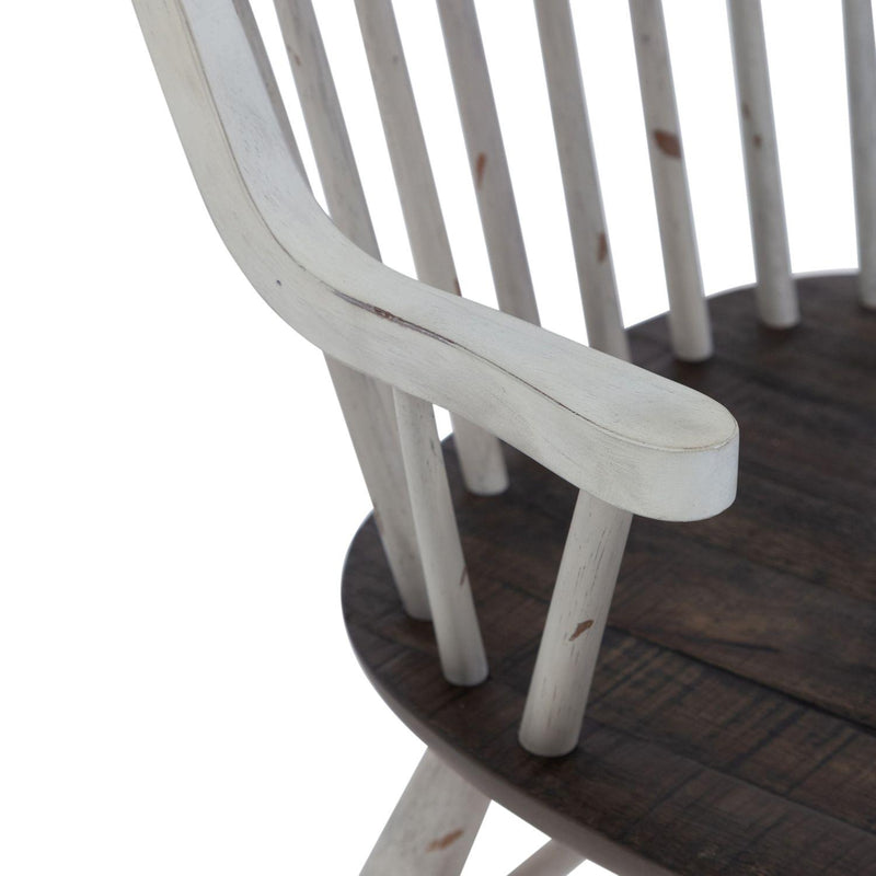  Liberty Furniture Industries Inc. Farmhouse 139WH-C1000A Windsor Back Arm Chair IMAGE 6