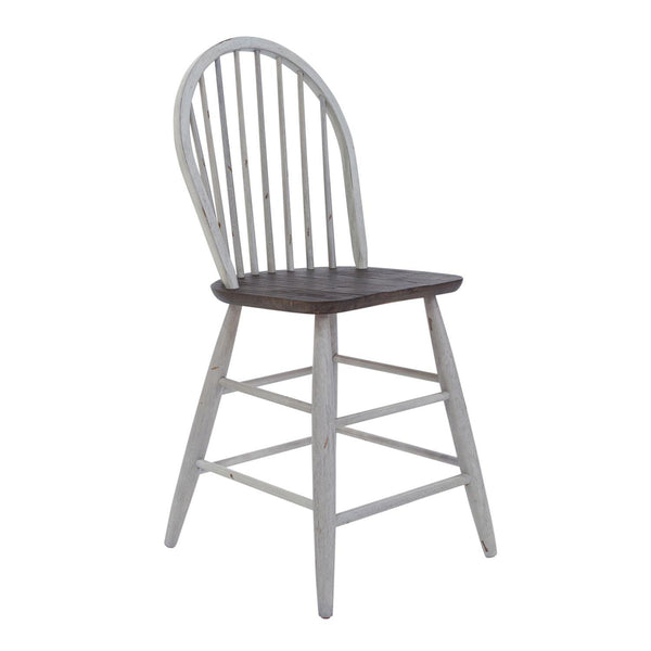  Liberty Furniture Industries Inc. Farmhouse 139WH-B100024 Windsor Back Counter Chair IMAGE 1