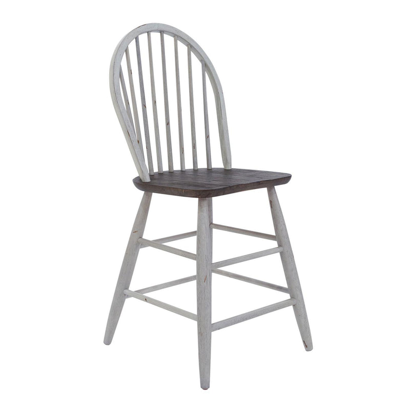 Liberty Furniture Industries Inc. Farmhouse 139WH-B100024 Windsor Back Counter Chair IMAGE 1